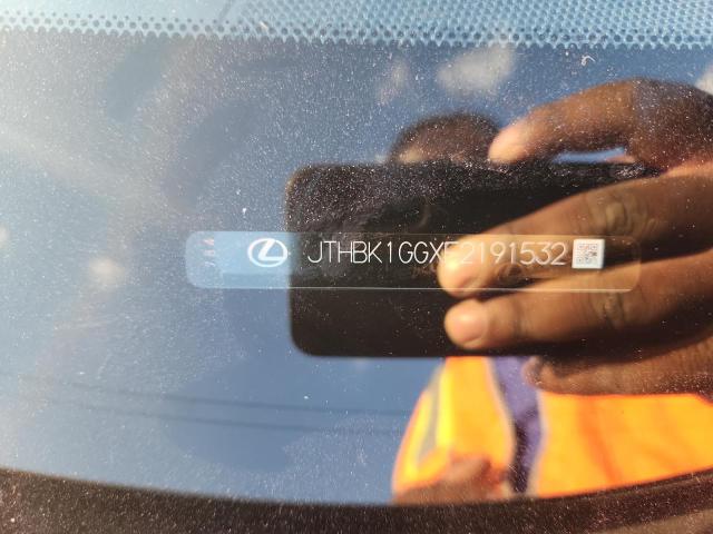 LEXUS ES350 2015 VIN JTHBK1GGXF2191532