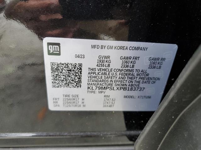 CHEVROLET TRAILBLZR 2023 VIN KL79MPSLXPB183737