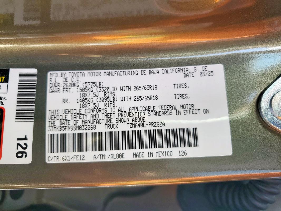 Фото 12 - TOYOTA TACOMA