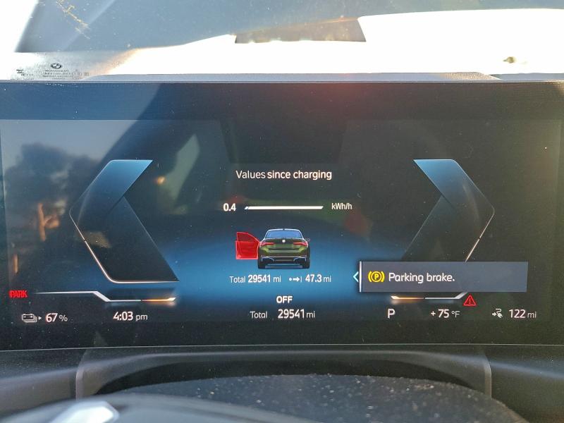 BMW I4 EDRIVE 2023 VIN WBY43AW08PFR27162