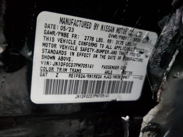 NISSAN ARIYA PLAT 2023 VIN JN1DF0CD7PM705141