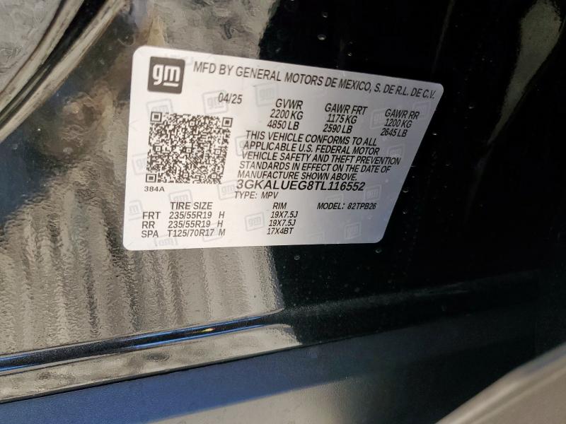 GMC TERRAIN EL 2026 VIN 3GKALUEG8TL116552