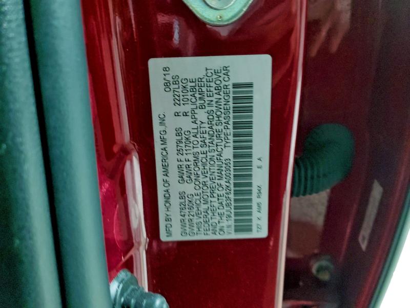 ACURA TLX 2019 VIN 19UUB3F62KA003053