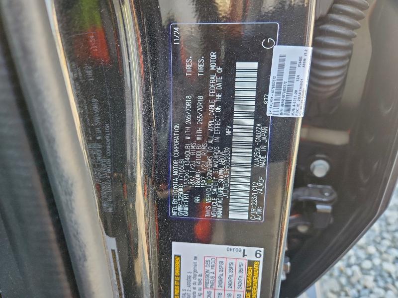 LEXUS GX 550 PRE 2024 VIN JTJTBCDX3R5032339