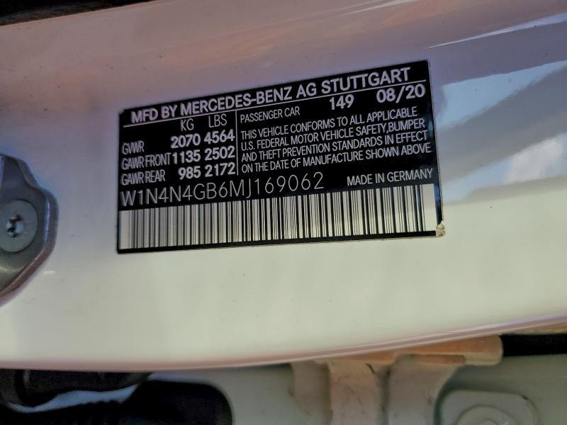 MERCEDES-BENZ GLA-CLASS 2021 VIN W1N4N4GB6MJ169062