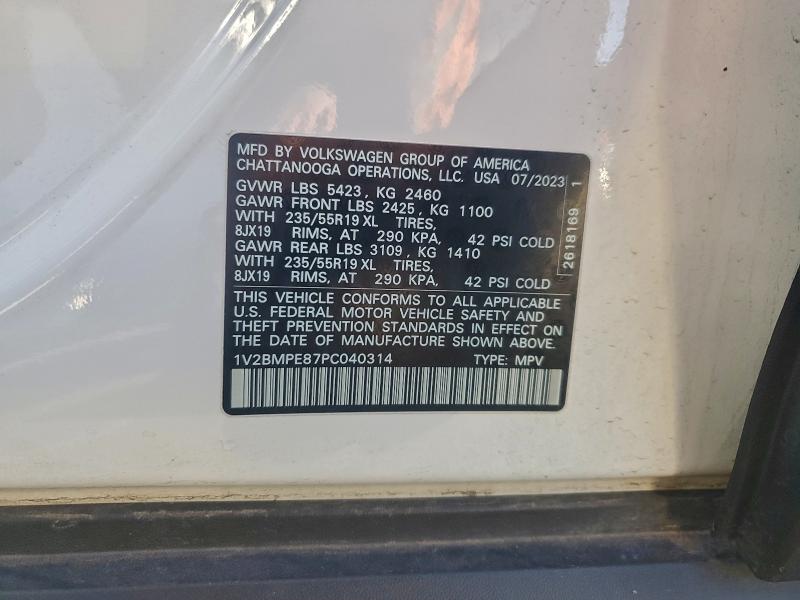 VOLKSWAGEN ID.4 2023 VIN 1V2BMPE87PC040314