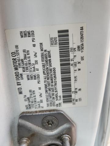 FORD TRANSIT 2016 VIN NM0LS7F76G1265950