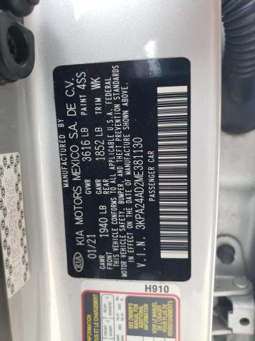 KIA RIO 2021 VIN 3KPA24AD2ME381130