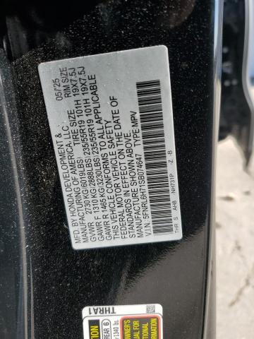 HONDA ODYSSEY SP 2025 VIN 5FNRL6H71SB074647