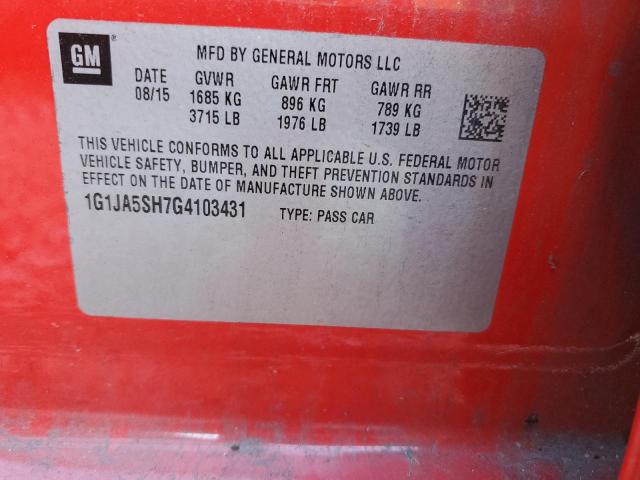 Фото 12 - CHEVROLET SONIC