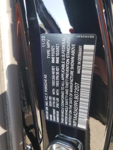 PORSCHE MACAN BASE 2023 VIN WP1AA2A59PLB07207