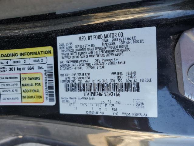 FORD ALL Models 2015 VIN 1FATP8EM6F5393166