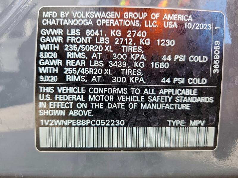 VOLKSWAGEN ID.4 PRO S 2023 VIN 1V2WNPE88PC052230