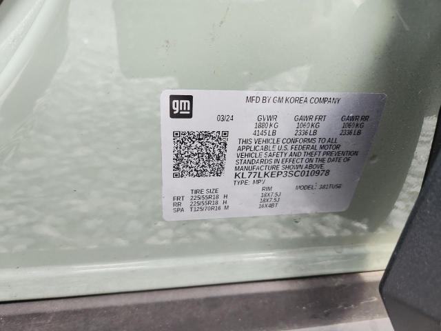 CHEVROLET TRAX ACTIV 2025 VIN KL77LKEP3SC010978