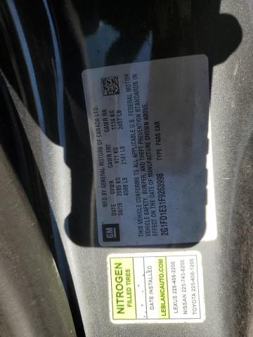 CHEVROLET CAMARO 2015 VIN 2G1FD1E31F9263998