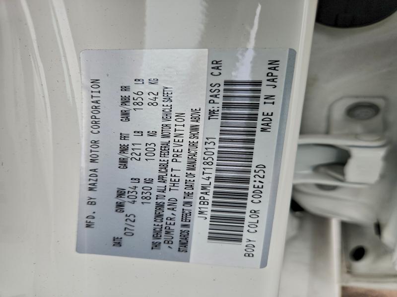 MAZDA 3 2026 VIN JM1BPAML4T1850131