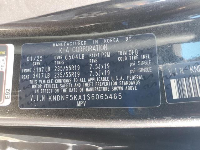 KIA CARNIVAL S 2025 VIN KNDNE5KA1S6065465