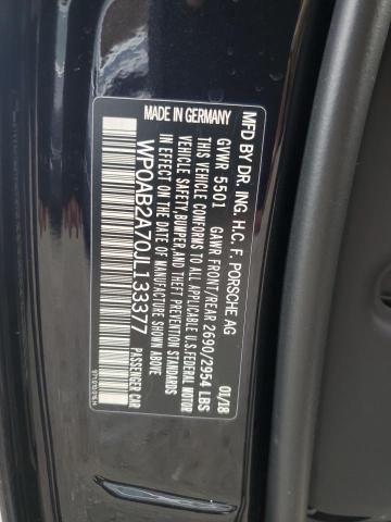 PORSCHE PANAMERA 2018 VIN WP0AB2A70JL133377