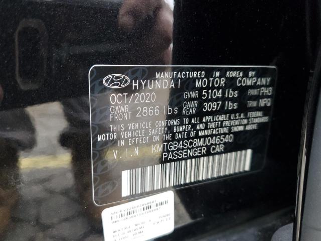 GENESIS G80 2021 VIN KMTGB4SC8MU046540