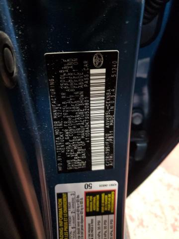 TOYOTA CAMRY 2025 VIN 4T1DBADK7SU520801