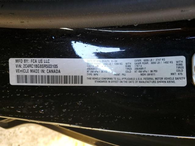 CHRYSLER PACIFICA S 2025 VIN 2C4RC1BG8SR503105