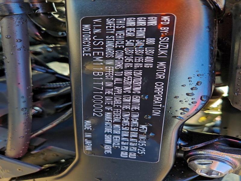 SUZUKI GSX800 R 2026