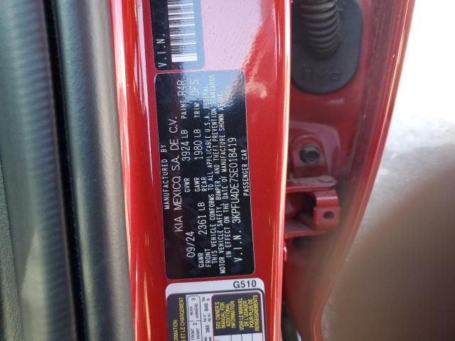 KIA K4 EX 2025 VIN 3KPFU4DE7SE018419