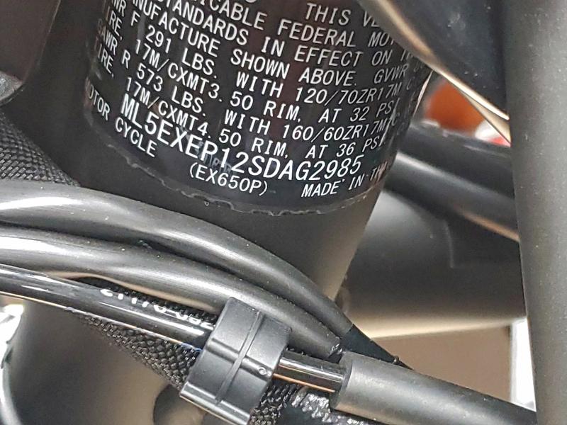 KAWASAKI EX650 P 2025