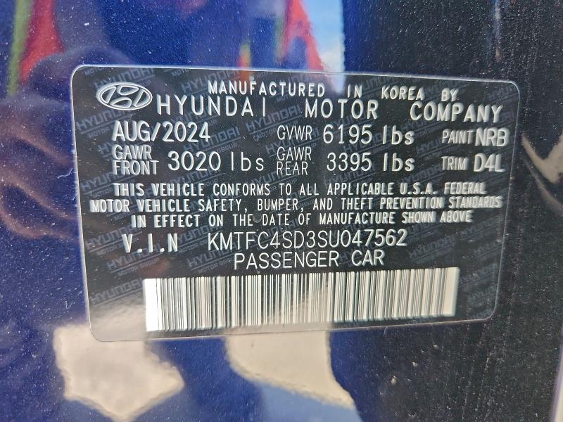 GENESIS G90 2025 VIN KMTFC4SD3SU047562