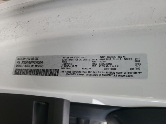 RAM PROMAS1500 2023 VIN 3C6LRVBG7PE513054