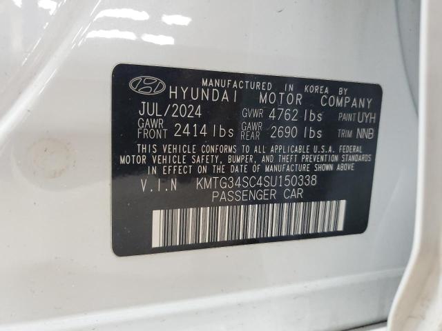 GENESIS G70 BASE 2025 VIN KMTG34SC4SU150338