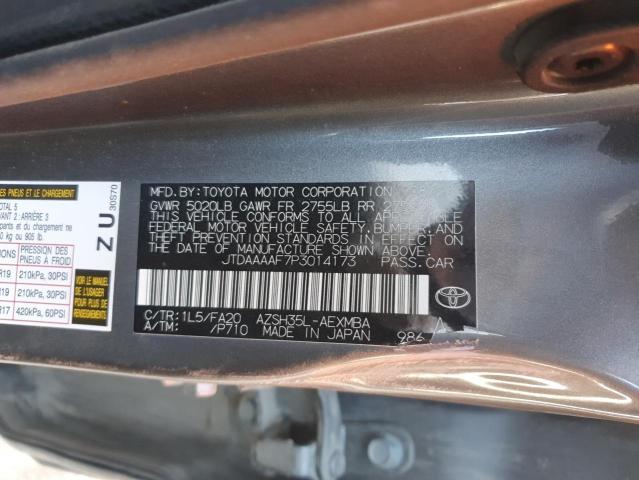 TOYOTA CROWN XLE 2023 VIN JTDAAAAF7P3014173