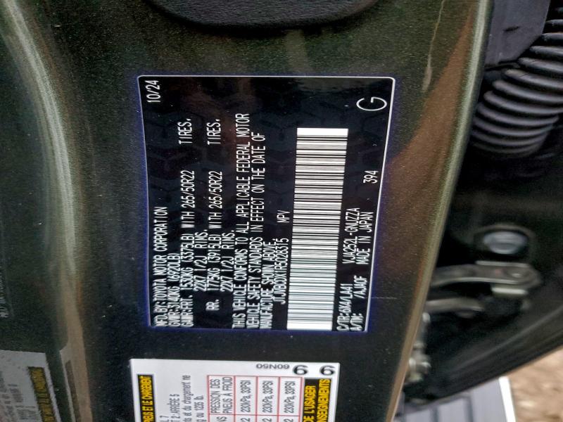 LEXUS GX 550 LUX 2024 VIN JTJVBCDX1R5028315