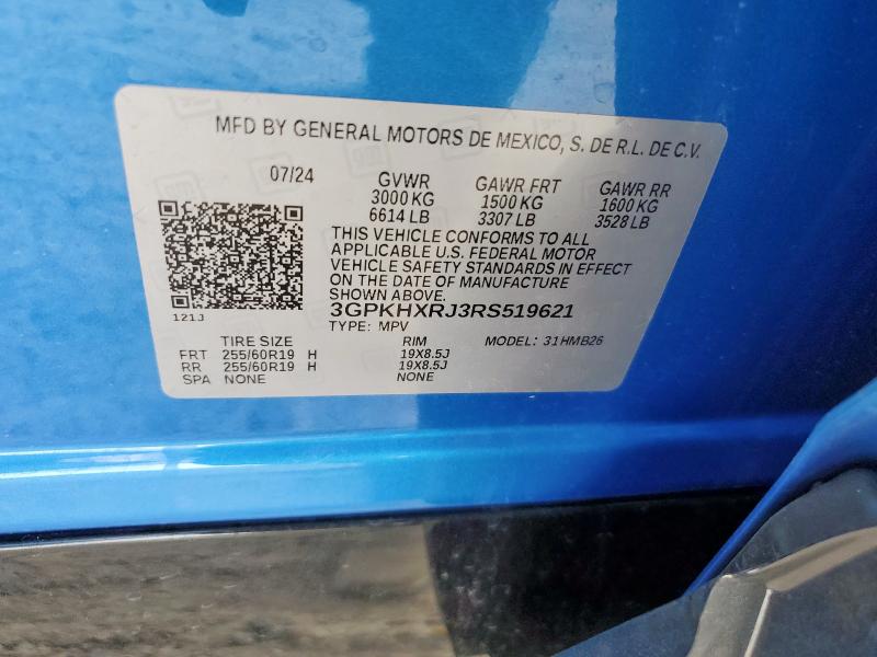 HONDA PROLOGUE T 2024 VIN 3GPKHXRJ3RS519621