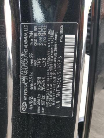 HYUNDAI SANTA CRUZ 2025 VIN 5NTJB4DE9SH149915