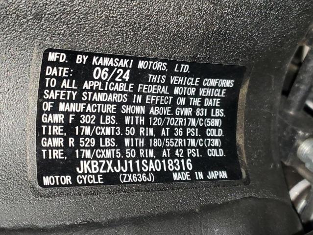 KAWASAKI ZX636 K 2025