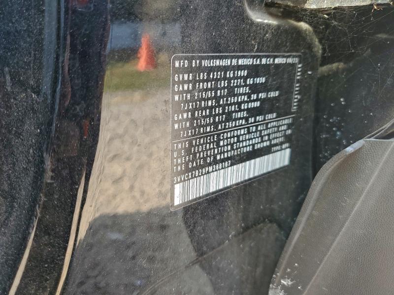 VOLKSWAGEN TAOS S 2023 VIN 3VVCX7B29PM368167