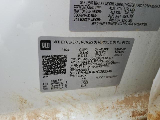 GMC SIERRA 2024 VIN 3GTPHAEKXRG252340