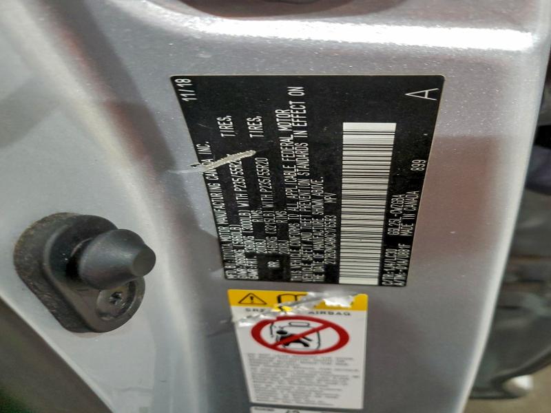 LEXUS RX350 2019 VIN 2T2BZMCA8KC176583