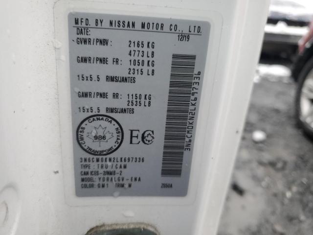 NISSAN NV 2020 VIN 3N6CM0KN2LK697336