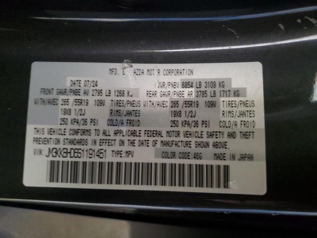 MAZDA CX-90 2025 VIN JM3KKBHD6S1191451