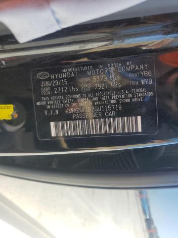 HYUNDAI GENESIS 2016 VIN KMHGN4JE8GU115719