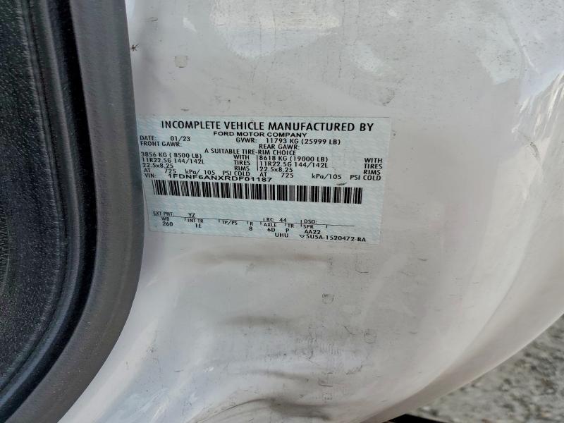 FORD F650 2024 VIN 1FDNF6ANXRDF01187