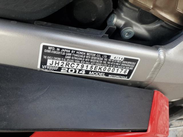 HONDA VFR CYCLE 2014