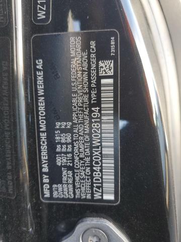 TOYOTA SUPRA 2020 VIN WZ1DB4C0XLW028194