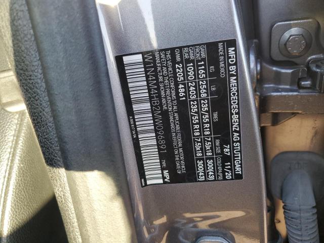 MERCEDES-BENZ GLB-CLASS 2021 VIN W1N4M4HB2MW096891