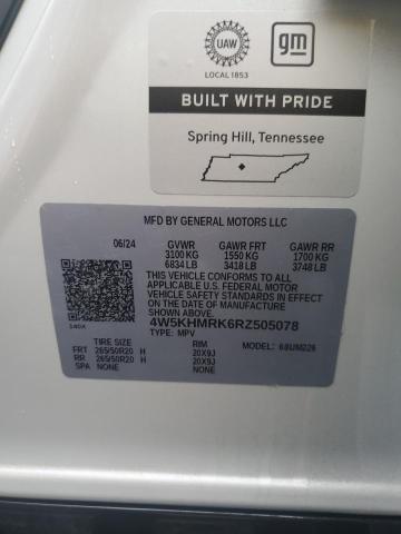 ACURA ZDX A-SPEC 2024 VIN 4W5KHMRK6RZ505078