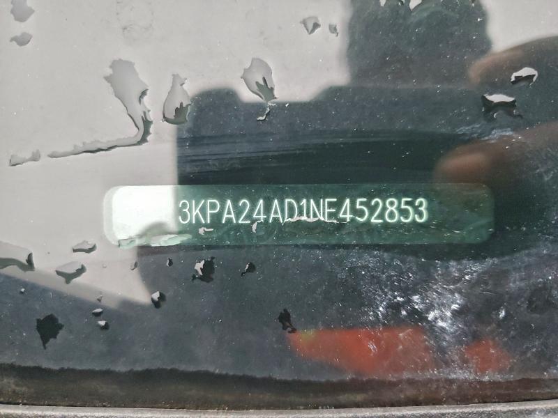 KIA RIO 2022 VIN 3KPA24AD1NE452853