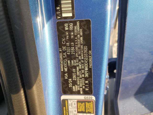 KIA K4 GT LINE 2025 VIN 3KPFW4DE4SE037620