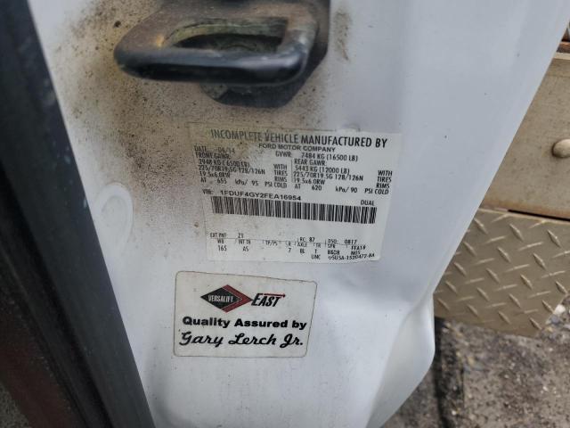 FORD F450 2015 VIN 1FDUF4GY2FEA16954